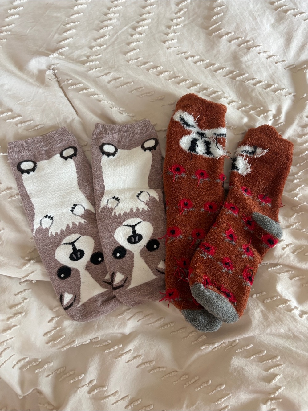 2 Pair Animal Socks